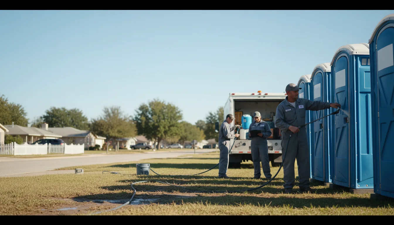 Long-Term Portable Toilet Rental in Cameron, TX near me